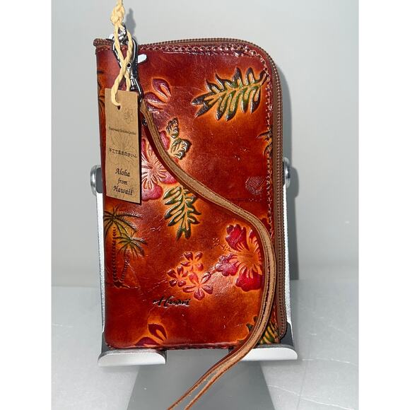 Elegant Handmade Hawaii Leather Passport Holder – New with Tag - Picture 11 of 11